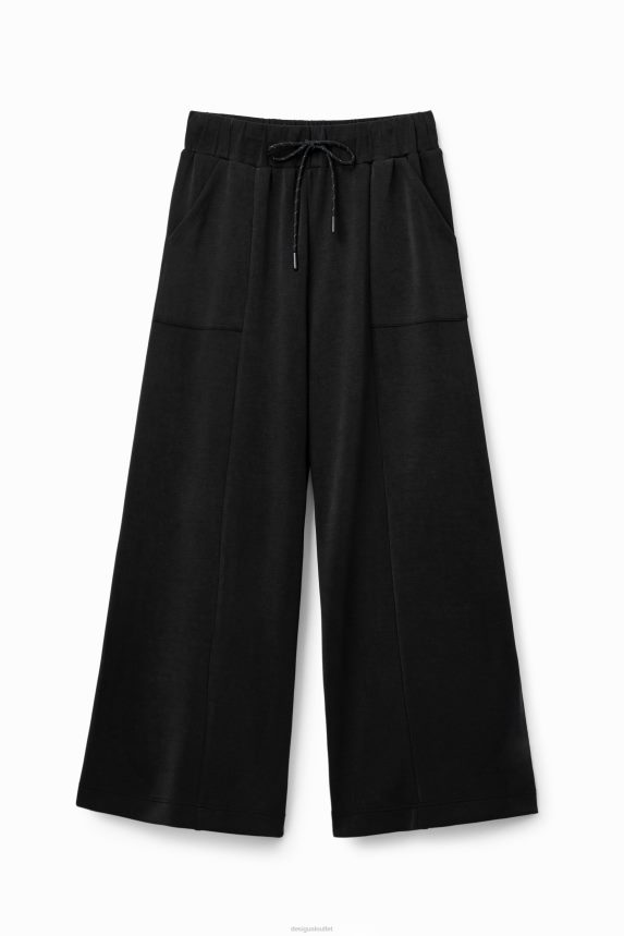 Women DesigualSoft-touch wide-leg trousers Clothing 68X240918