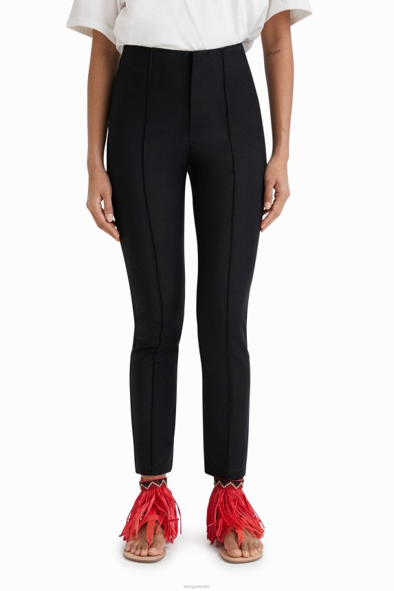 Women DesigualStella Jean slim trousers Clothing 68X2401079