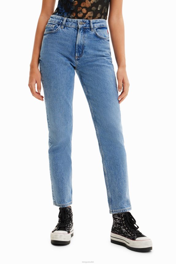 Women DesigualStraight Jeans Clothing 68X240456