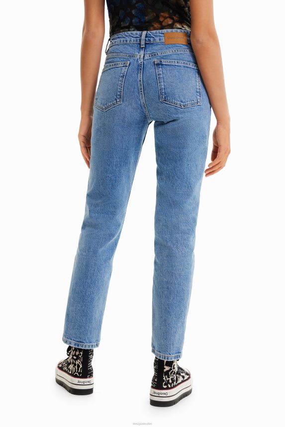 Women DesigualStraight Jeans Clothing 68X240456