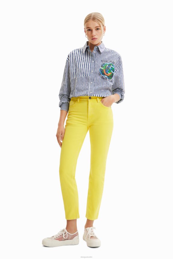 Women DesigualStraight Jeans Clothing 68X240903