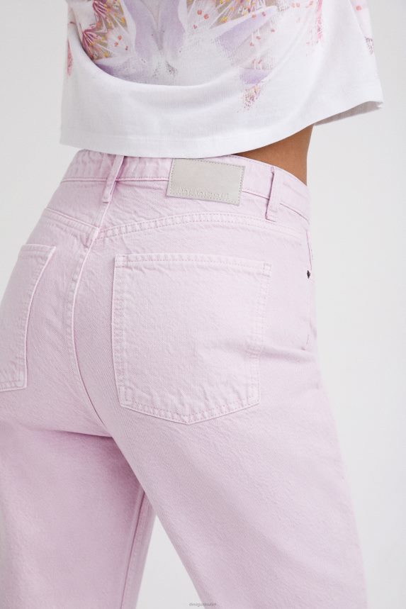 Women DesigualStraight cropped jeans Clothing 68X240437