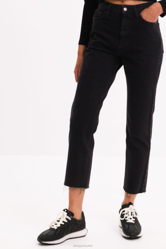 Women DesigualStraight cropped jeans Clothing 68X240446