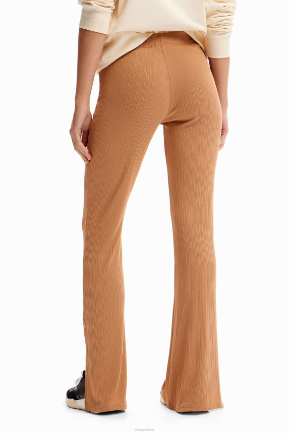 Women DesigualStretch flare trousers Clothing 68X24018