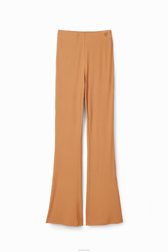 Women DesigualStretch flare trousers Clothing 68X24018