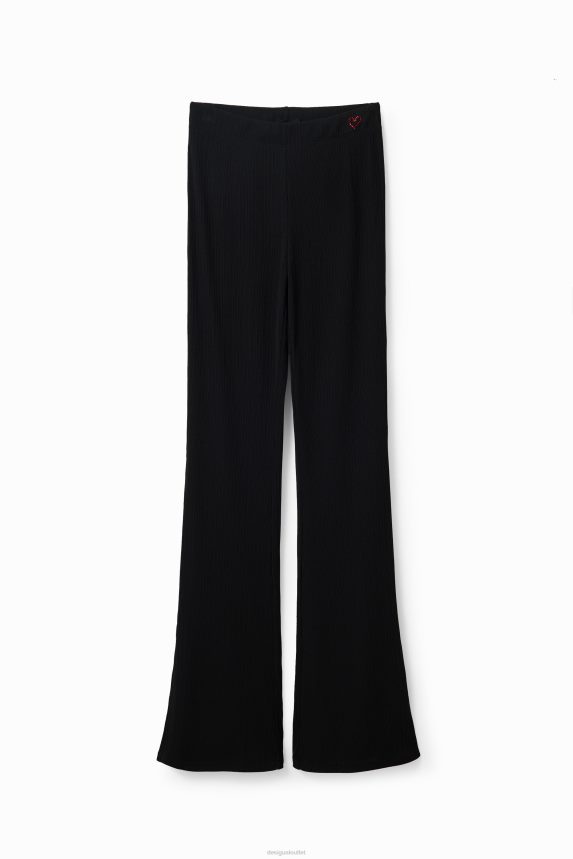 Women DesigualStretch flare trousers Clothing 68X240225