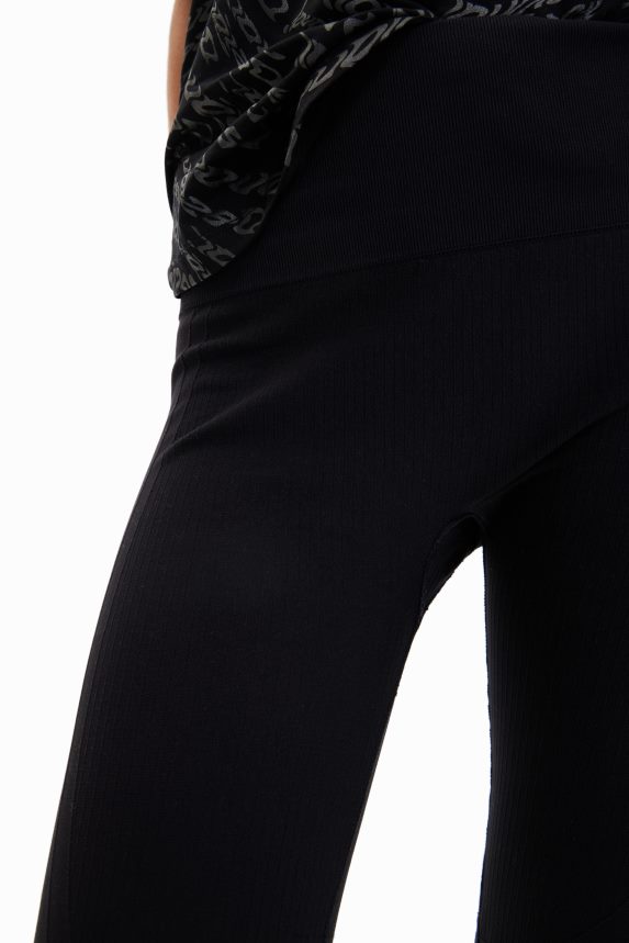 Women DesigualTextured stretch leggings Clothing 68X240424