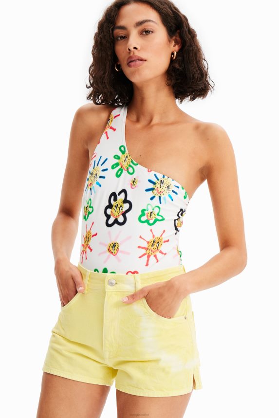 Women DesigualTie-dye denim shorts Clothing 68X240796