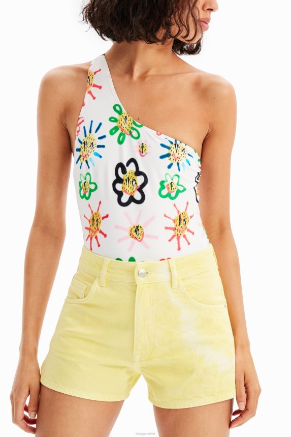 Women DesigualTie-dye denim shorts Clothing 68X240796