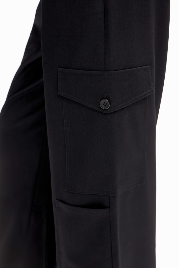 Women DesigualWide cargo trousers Clothing 68X240133