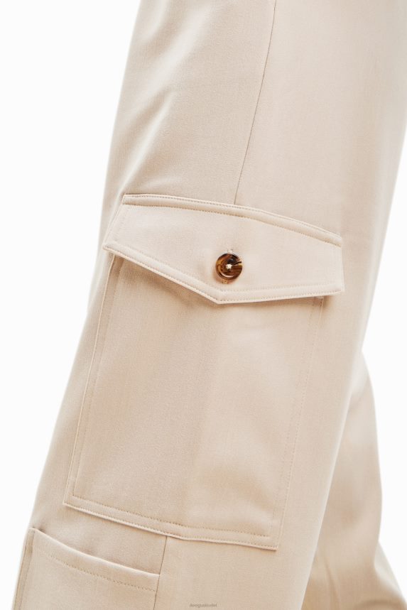 Women DesigualWide cargo trousers Clothing 68X240898