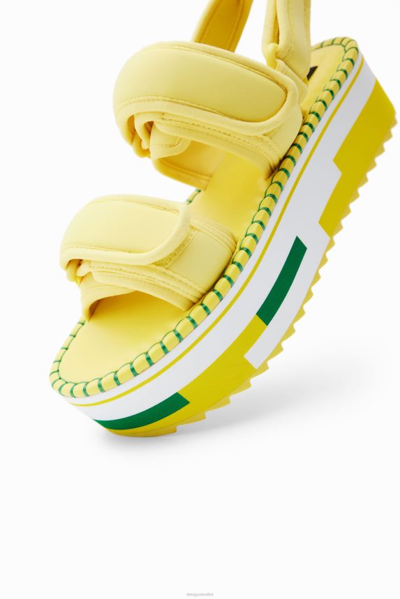 Women DesigualXL platform sandals Footwear 68X240905