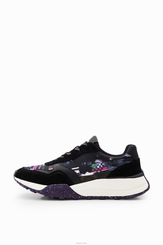 Women DesigualGlitch running sneakers Footwear 68X2401483
