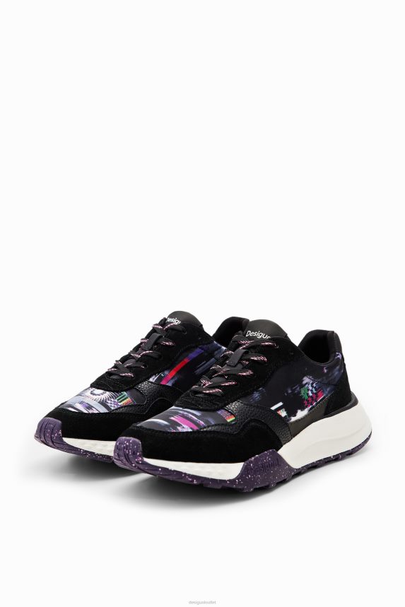 Women DesigualGlitch running sneakers Footwear 68X2401483