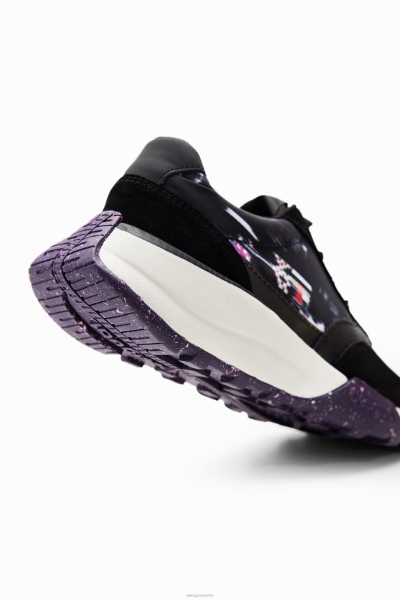 Women DesigualGlitch running sneakers Footwear 68X2401483