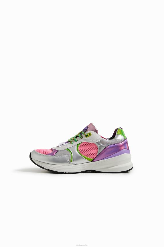 Women DesigualM. Christian Lacroix neon sneakers Footwear 68X2401515