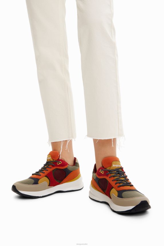 Women DesigualPatchwork running sneakers Footwear 68X2401507