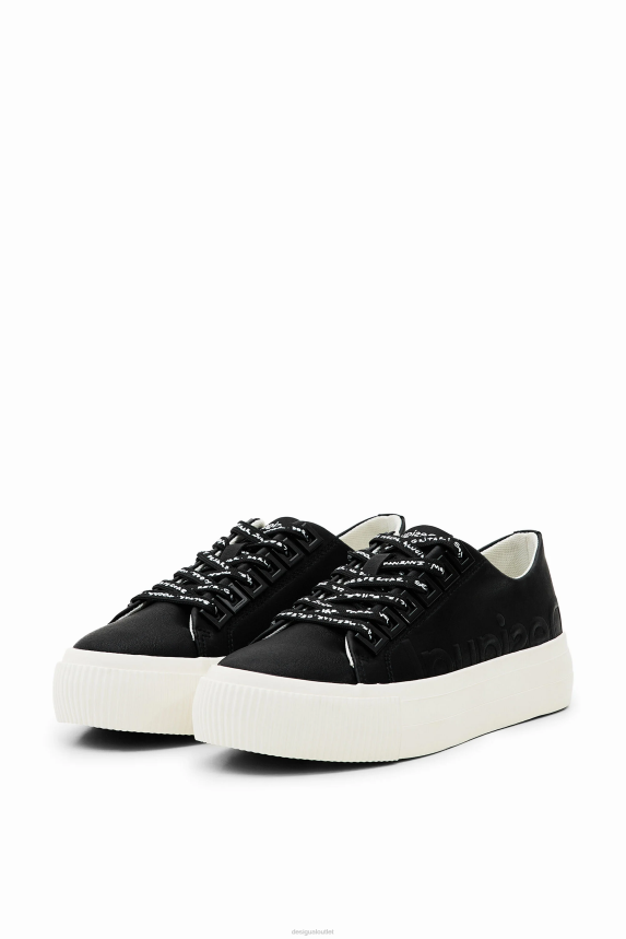 Women DesigualPlatform logo sneakers Footwear 68X240386