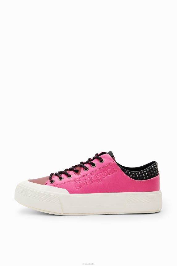 Women DesigualStudded platform sneakers Footwear 68X2401480