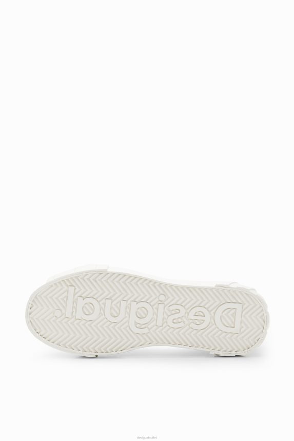 Women DesigualTartan platform sneakers Footwear 68X2401498