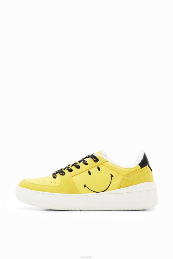 Women DesigualTowelling Smiley platform sneakers Footwear 68X240322