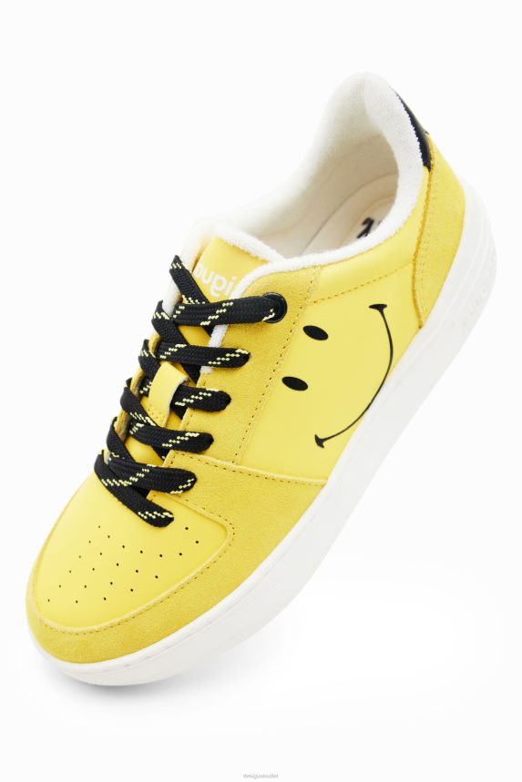 Women DesigualTowelling Smiley platform sneakers Footwear 68X240322