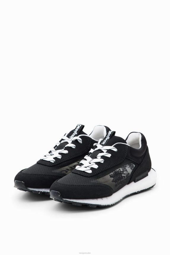 Women DesigualTransparency running sneakers Footwear 68X2401504