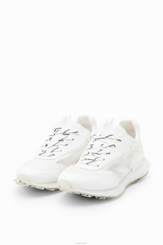 Women DesigualTransparency running sneakers Footwear 68X240702